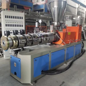 Conical Twin Double Screws Plastic Extruder SJZS65/132 Screw Diameter 65/132mm PVC Plate Board Profile Pipe Extruder