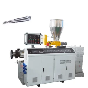 Conical Twin Screw Extruder PVC Pipe Profile Sheet Making Machine Plastic Extruder Machine