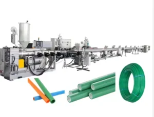 Conical Twin Screw PVC Extruder UPVC Pipe Window Profile Plastic Extruding Machine For PVC Compound Processing