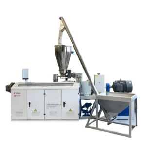 Conical Twin Screw PVC Pipe Sheet Profile Plastic Extruder Price Plastic Extruder Machine Double Screw Production Line