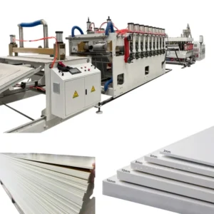 Construction PVC Formwork Furniture Panel WPC Foam Board Plastic Bamboo Fiber Veneer Making Machine Extrusion Line