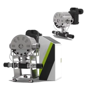 Continuous Extrusion Automatic Screen Changer for Plastic Recycling Machinery Rotary Double Channel Melt Filter Without Mesh