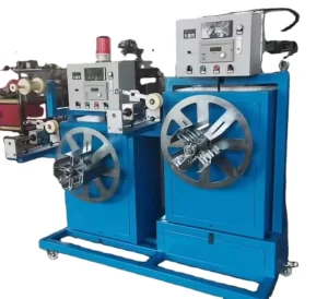 Continuous Production Digital PLC controlled Dual Station Winder Gear Motor For Rubber Extrusion Auxiliary