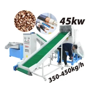 Copper Wire Chopping System Scrap Cable Wire Granulator Machine Crusher India