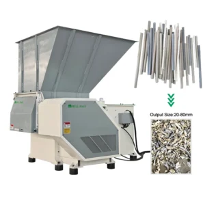 Cost Effective Small Single Shaft Shredder for Plastic Recycling High Efficiency Waste Crusher for Small Business & Workshop