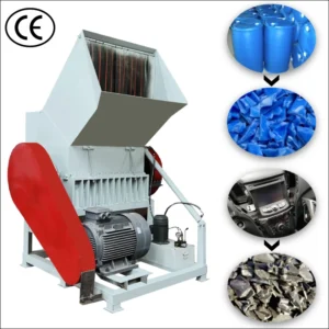 Crushing Injection Molding Waste Large Blue Drum Heavy Duty Claw Knife Plastic Crusher Machine