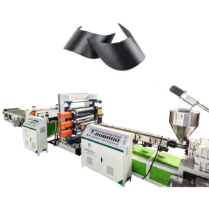 Curved Cap PE Visor Brim Sheet Making Machine Plastic Extruder with Cap Brim Bender