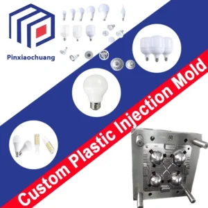 Custom PP Molded Parts Manufacturer Plastic Light Bulb Parts Injection Mould
