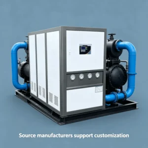 Customizable 20HP 60KW Water Cooled Industrial Water Chiller 350L 460L/min for Factory Cooling
