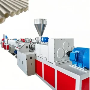 Customizable Double-screw PVC Pipe Production Line with Pump Twin Screw Extruder Machine for High Productivity