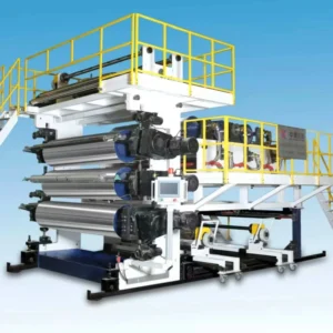 Customize Three Roller Calendering System SIEMENS PLC Control High Safety 3000 KN Nip Load for Plastic Rubber Sheet Extrusion