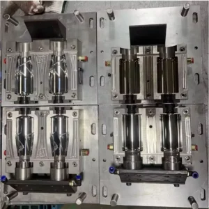 Customized 10-Year Lifespan 2 Cavity Semi-Automatic Steel Blow Molding Mold for Vehicle Bottles