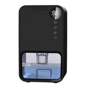 Customized Color 1.1L Portable Smart Refrigerative Dehumidifier LED Display Plastic 35dB Household