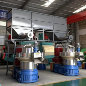 Customized Complete Set of Biomass Pellet Processing Production Line Machines Wood Pellet Machine