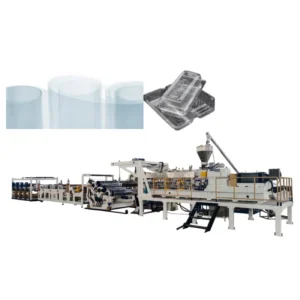 Customized PET PC Plastic Single Twin Screw Transparent Package Fruit Boxes Sheet Film Extruder Making Machine