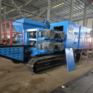 Customized Plastic Shredder Machine Truck Mounted Mobile Impact Crusher High Capacity Crawler Crusher