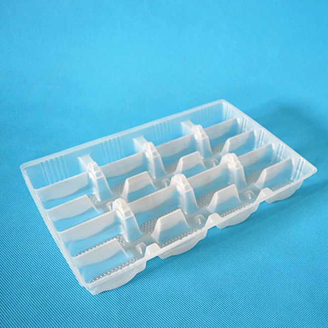 Customized Thermoforming PP White Plastic Frozen Food Grade Blister Tray for Dumpling