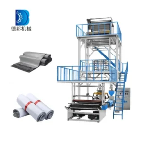 DB 65*2 1500 PE Plastic Packing Film Extrusion Machine Two Layer Courier Bag Film Blowing Machine