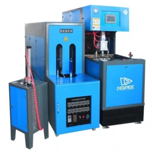 DEG 20L Semi Automatic PET Bottle Blow Molding Machine with PLC Pump Motor Engine for 20L Drum Production