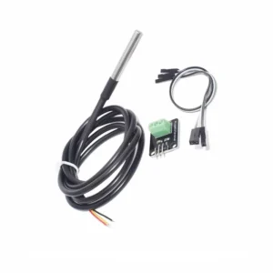DS18B20 Fully Waterproof Temperature Sensor Module Digital Thermometer Probe Module with Wire