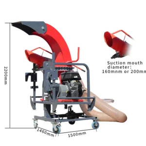 DZR 3 in 1 Electric Mulch Shredder Garden Leaf Blower and Shredder with Engine Motor Pump Bearing and Gearbox