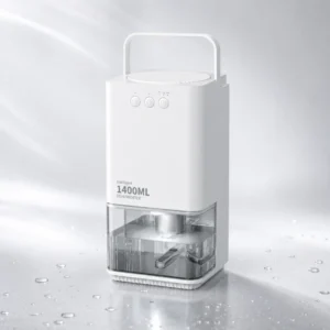 Dehumidifier 1400ml with Timer 7 Color Led Thermo Mini Portable Home Moisture Absorber Air Dryer Peltier 1.4Litre Dehumidifier