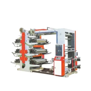 Design Automatic Six-Color Flexo Printer Machine Paper Plastic Bag Printing Stack Structure Flexographic Printer Plate