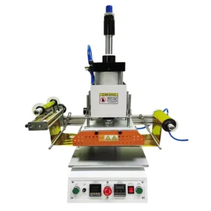 Desktop Automatic Hot Press Foil Leather Plastic Stamping Machine High Speed Hot Foil Stamping Machine Foil Printing Machine