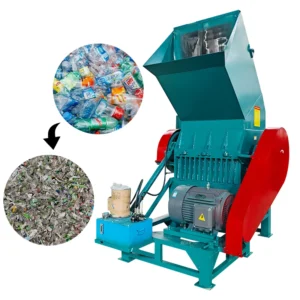Desktop Soundproof Plastic Grinding Machine with Engine High Efficiency 500 4000kg h Capacity Customizable Voltage