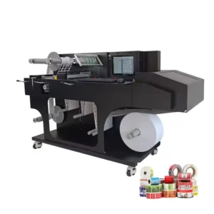 Digital Label Printing Machine All in One Label Machine Printing Laminating Die Cutting Slitting and Rewinding Machine