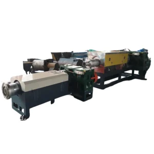 Double Screw HDPE LDPE PVC Polystyrene EPS PE PS ABS PC PA PET Plastic Recycling Granulator Pellet Manufacturing Machine
