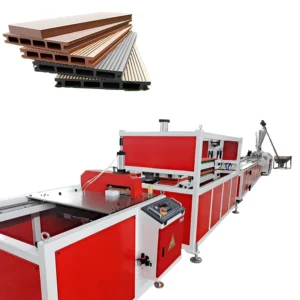 Double Screw PVC PP PE Hollow Profile Extruder Door & Window Frame Production Line