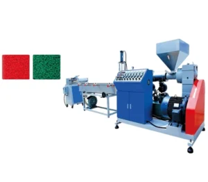 Double Screw Pelletizing Extruder Co rotation Parallel screw Extrusion Line for PE ABS Granules Manufacturing Plant Use
