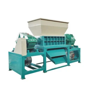 Double Shaft Automatic Plastic Pipe Crusher Shredder Machine with Motor