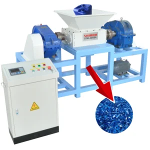 Double Shaft Industrial Shredder Machine Multifunctional Scrap Metal Car Wastes Plastic Industrial Crushing Shredder