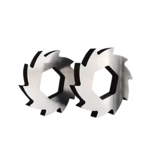 Double Shaft Plastic Shredder Blades Crusher Knives with Screw Spare Parts High Precision Durability