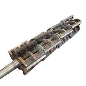 Double Shaft Shredder Blade Machine for Crushing Plastic Bottles and Pipes