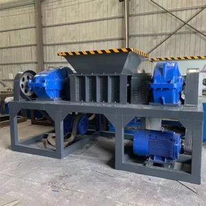 Double Shaft Shredder Recycling Industrial Waste Plastic Film Hard Plastic Shredder