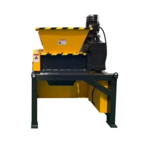 Double Shaft Shredder for Light Metal Alloy Aluminum Wood Glass Tobacco Organic Material Glass Crusher Plant