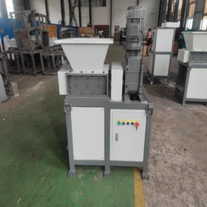Double Shaft Shredder for Metal Plastic and HDPE Pipe