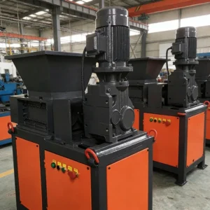 Double Shaft Shredder for Waste Plastic and Tires Heavy Duty Shredding Machine for Plastic Film Pipe Rubber Tire