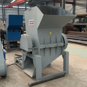 Double Shaft Stainless Steel Plastic Scrap Shredder Machine High Efficiency Automatic 22kW Waste Textile and Aluminum Can Crusher