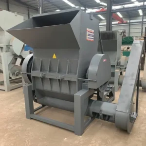 Double Shaft Stainless Steel Scrap and Plastic Shredder Machine High Efficiency Automatic Waste Textile Aluminum Can Crusher
