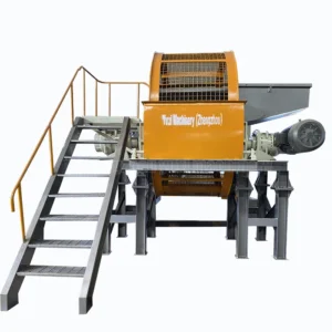 Double Shaft Tire Shredder Crusher Tire Shredding Plant System Waste Tire Shredding Machine