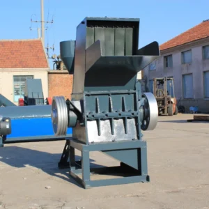 Double Shaft Waste Plastic Film/ton Bag Crusher Gearbox Pump 450-550kg/h Capacity for Plastic Recycling