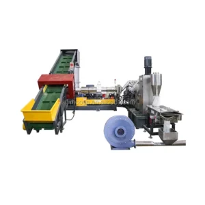 Double Stage Plastic PP PE HDPE LDPE Film Woven Bag Granulator Pelletizer Machine