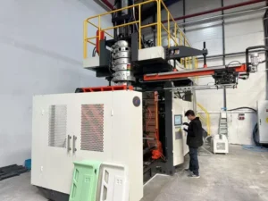 Double-Station Blow Molding Machine for 100L Open-Top Barrel Production