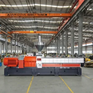 Double Twin Screw Extruder Rubber Extruders for Granules Production