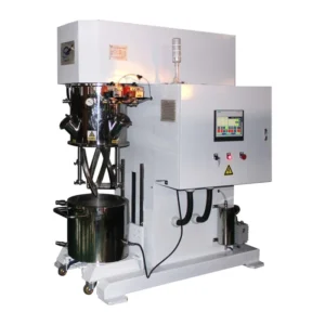 Double Vacuum Planetary Mixer 60L Capacity 7.5KW Motor Gear Bearing for Chemicals Processing