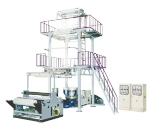 Double-layer Co-extrusion Rotary Die Film Extrusion Machine Multilayer Polyethylene Blown Film Machine for Packing Liquid